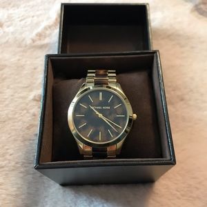 Michael Kors Tortoise and Gold Women’s Watch